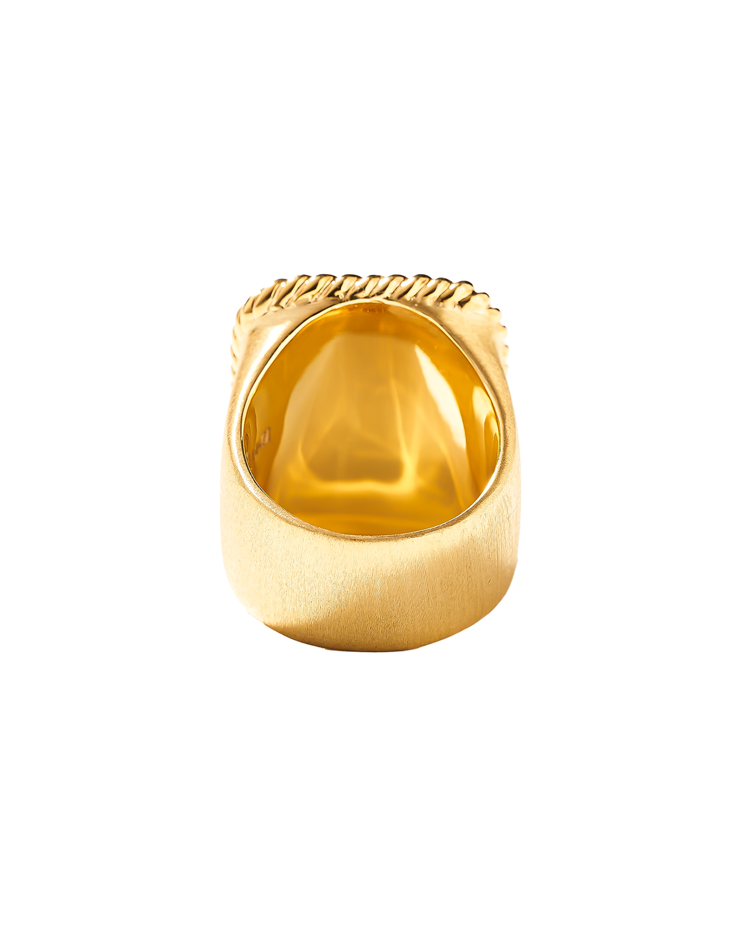 Sovereign Rope Ring Gold