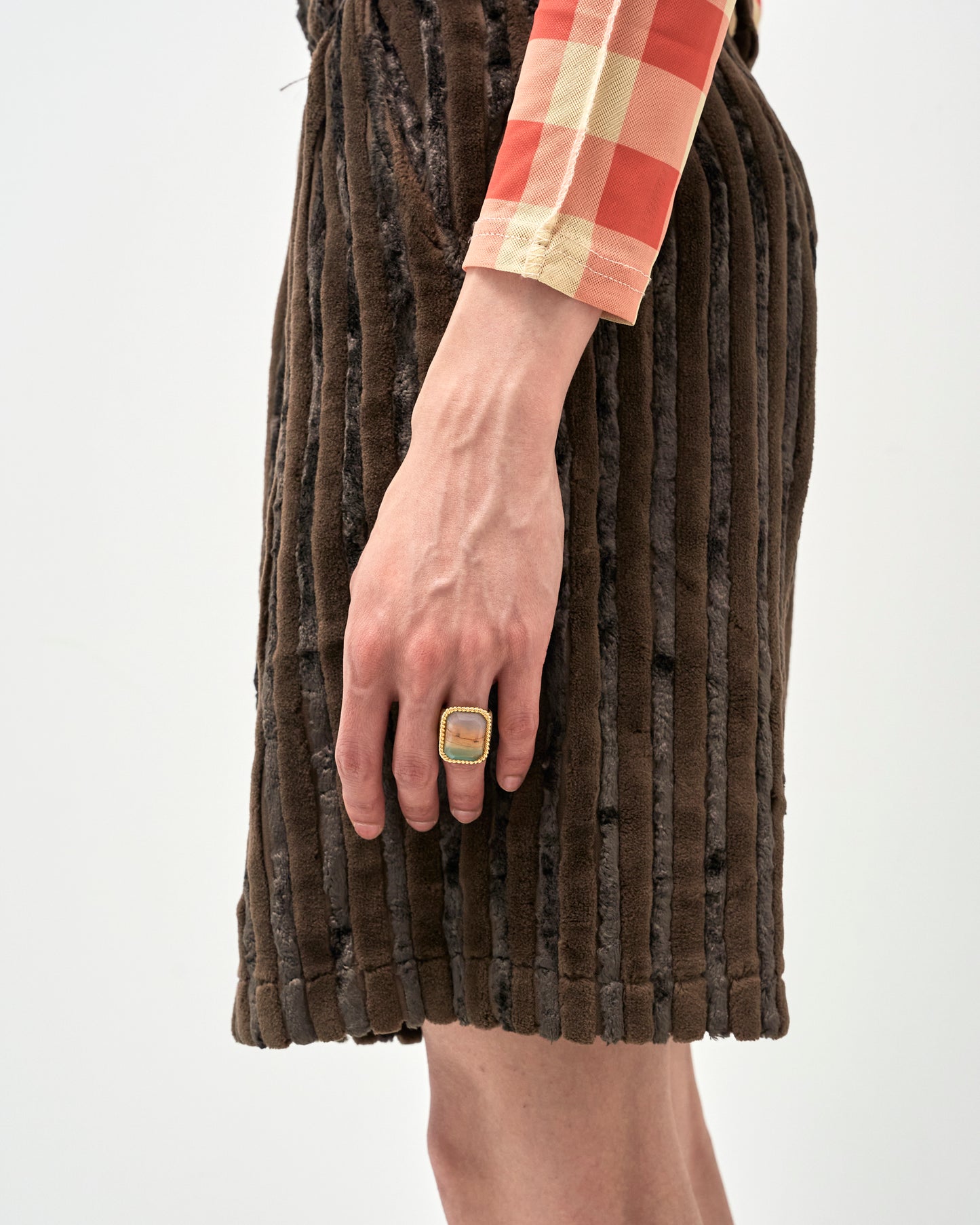 Sovereign Rope Ring Gold