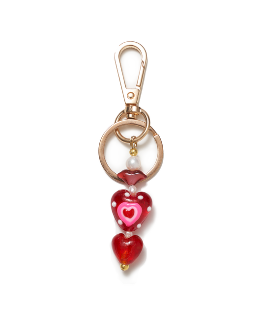 Key charm heart