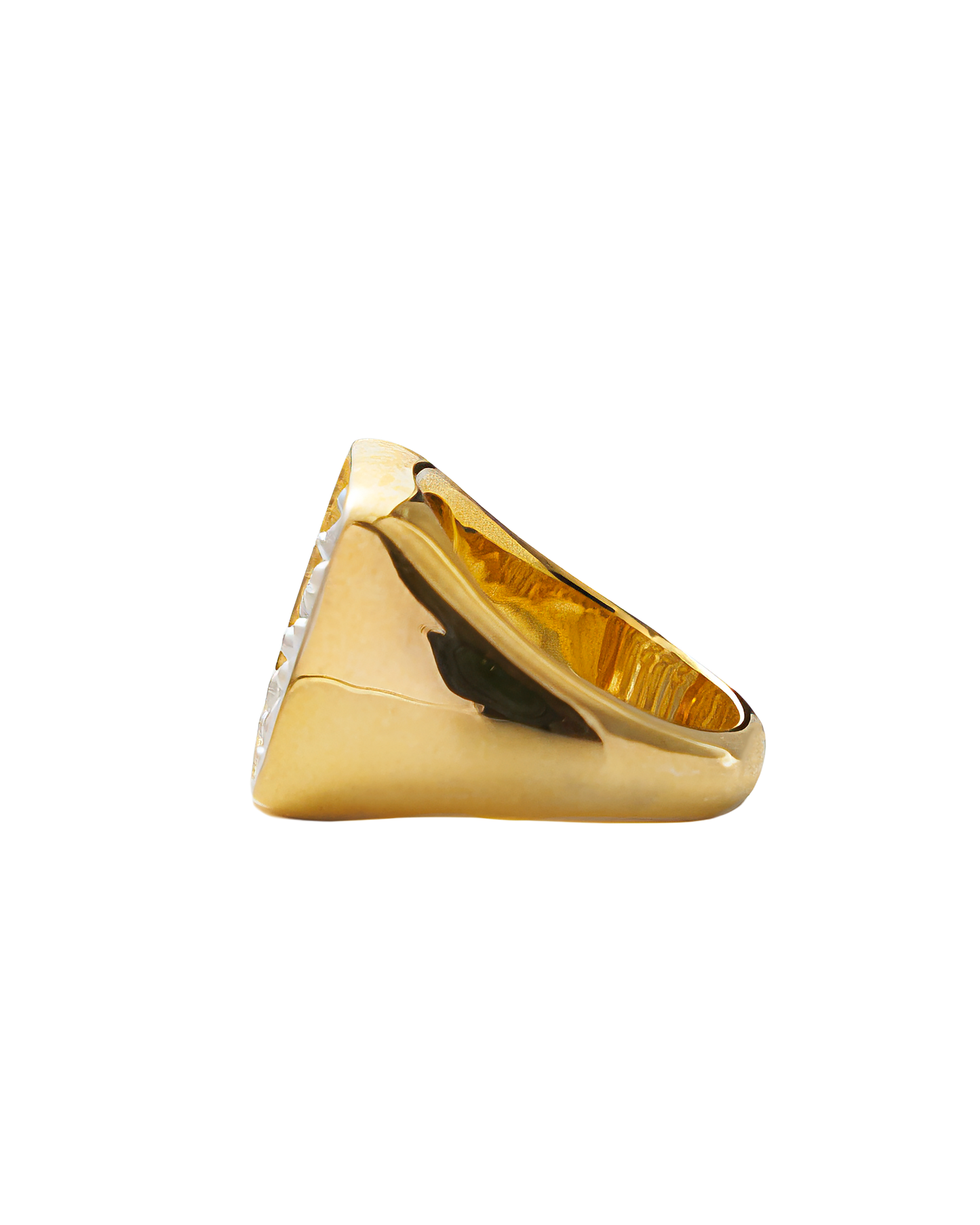 Pearl Signet Ring Gold
